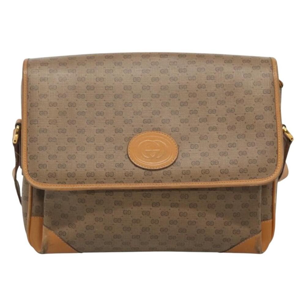 Gucci Micro GG Supreme Shoulder Bag Beige